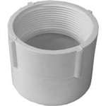 Canplas Pipe Adapter In Fnpt X Hub Pvc White